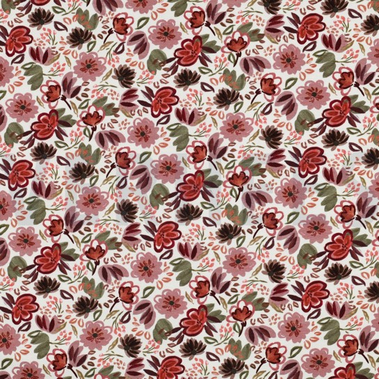 JERSEY DIGITAL FLOWERS OFF WHITE #7