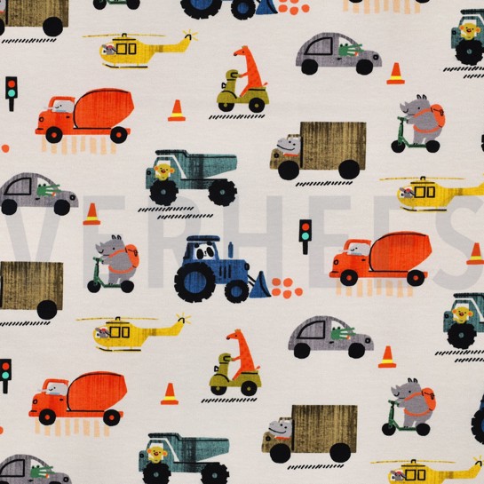 JERSEY DIGITAAL VOERTUIGEN GEBROKEN WIT #7