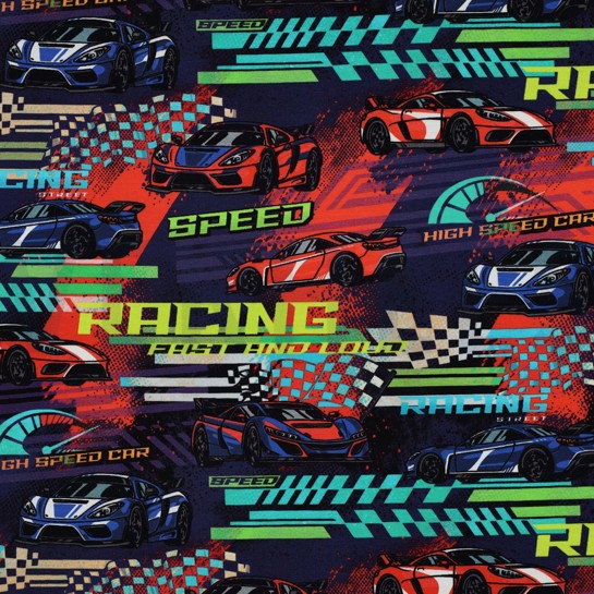 JERSEY DIGITAL RENNWAGEN BLAU #7