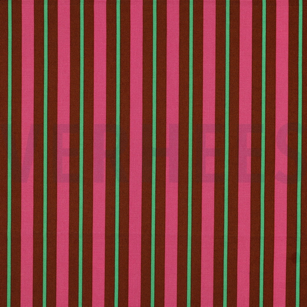 CANVAS STRIPES CARAMEL