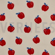 JERSEY GOTS NATURAL ÄPFEL NATUR (thumbnail)