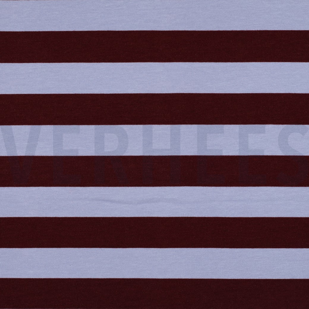 SOFT SWEAT STRIPES BURGUNDY