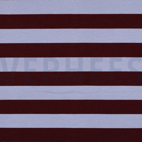 SOFT SWEAT STRIPES BURGUNDY #7