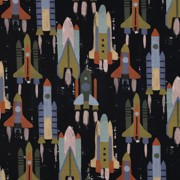 FRENCH TERRY DIGITAL FUSÉES NOIR (thumbnail)