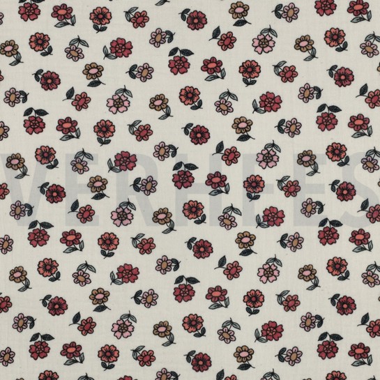 MUSSELIN BLUMEN ECRU #7