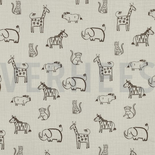 MUSSELIN SAFARI TIERE NATUR #7