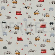 MUSSELIN NATURAL FAHRZEUGE GEBROCHEN WEISS (thumbnail)