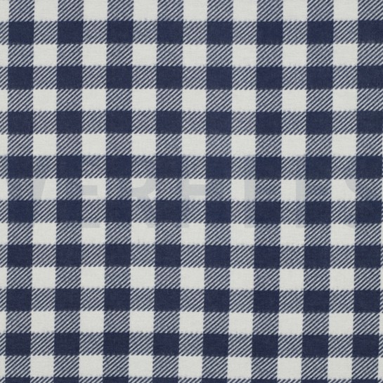 FLANELL KAROS BLAU #7