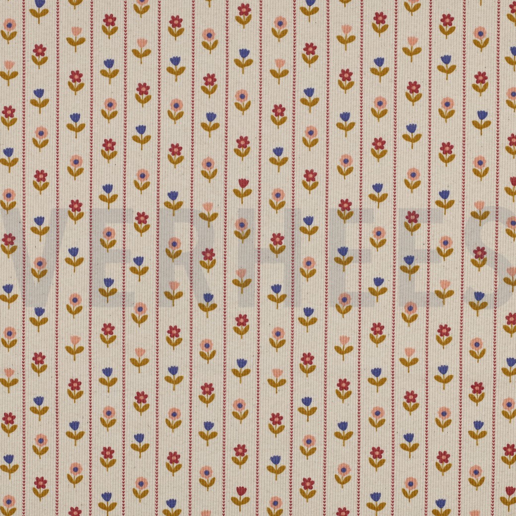 RIPPJERSEY BLUMEN NATUR