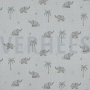 MUSSELIN DIGITAL SAFARI TIERE WEISS (thumbnail)