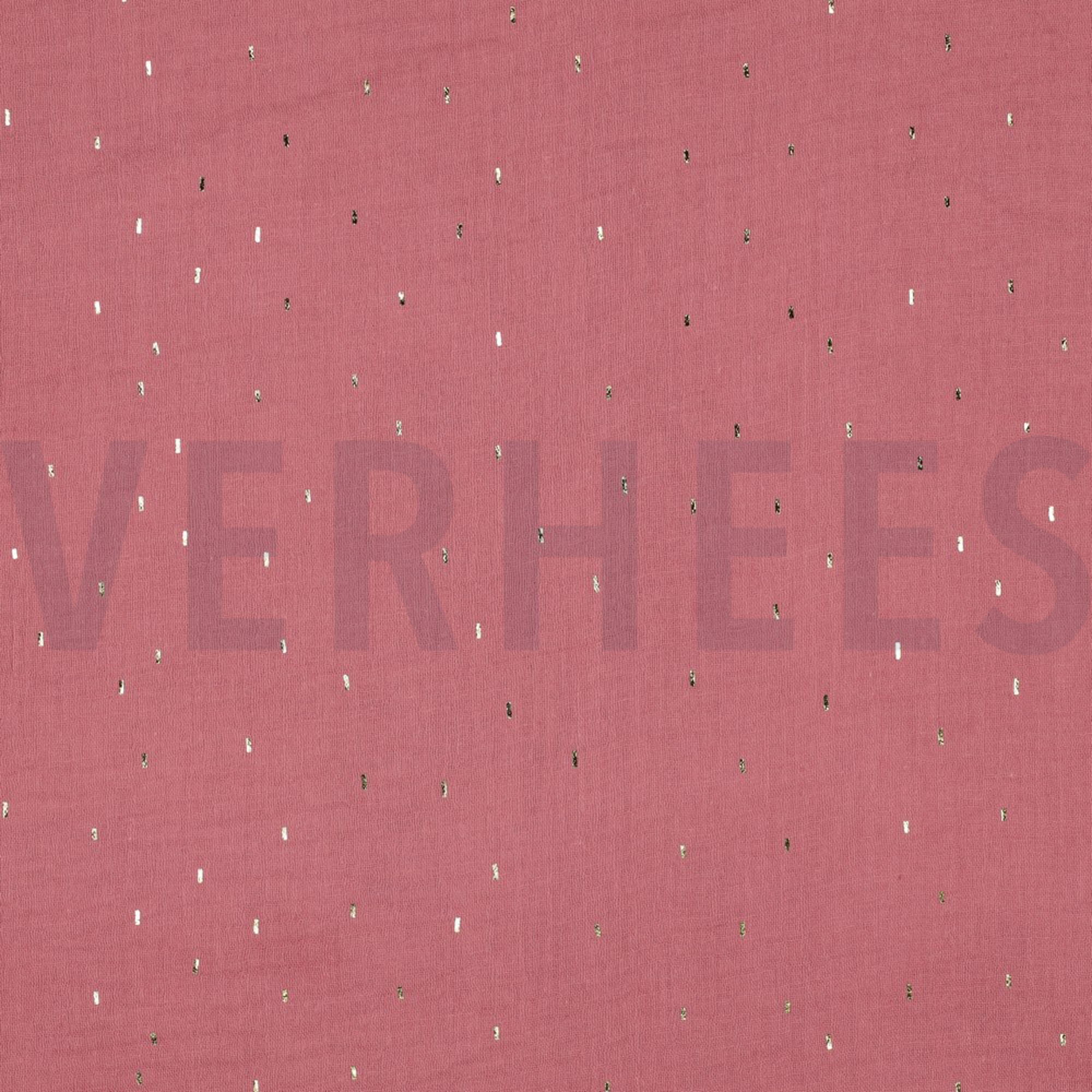 MUSSELIN FOLIE STREIFEN MAUVE / GOLD (high resolution)