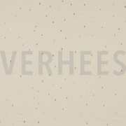 MUSSELIN FOLIE STREIFEN ECRU / GOLD (thumbnail)