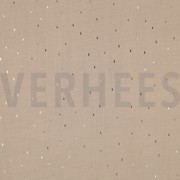 MUSSELIN FOLIE STREIFEN BEIGE/GOLD (thumbnail)