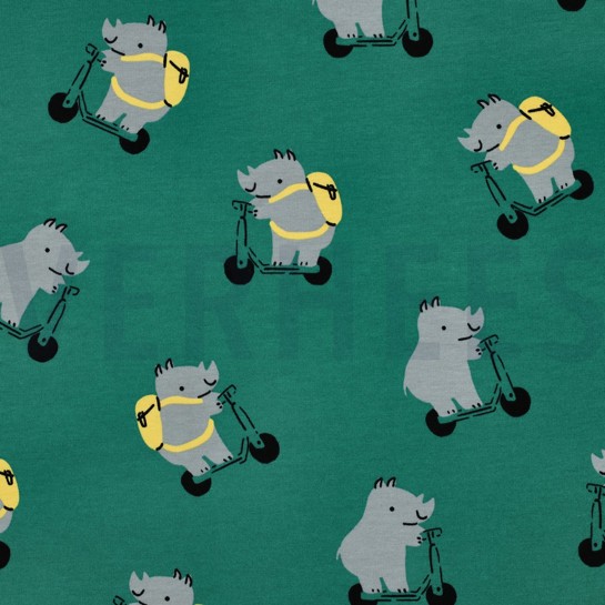 SOFT SWEAT NASHÖRNER GRÜN #7