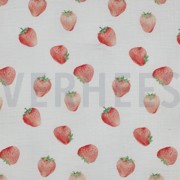 MUSSELIN DIGITAL ERDBEEREN WEISS (thumbnail)