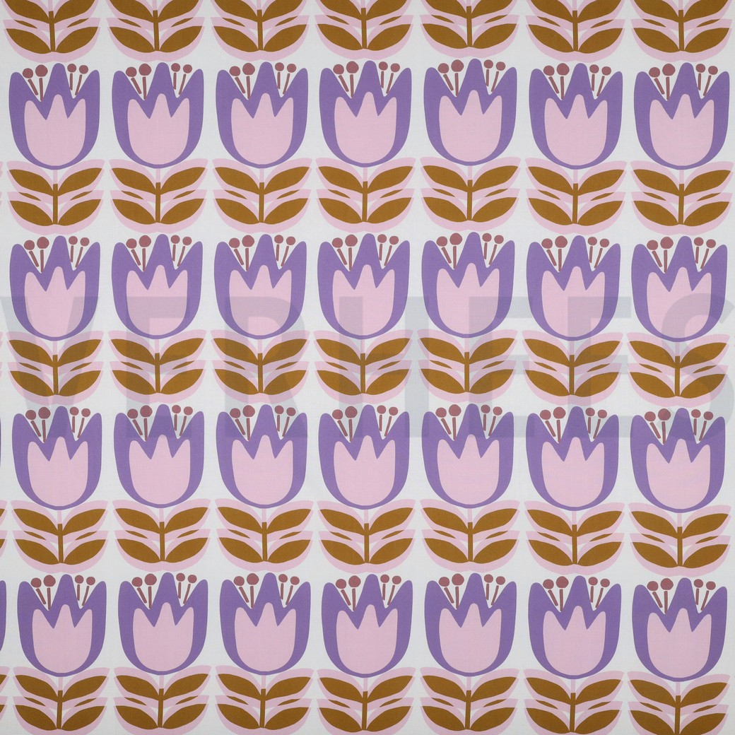 LENZING™ ECOVERO™ BLUMEN WEISS