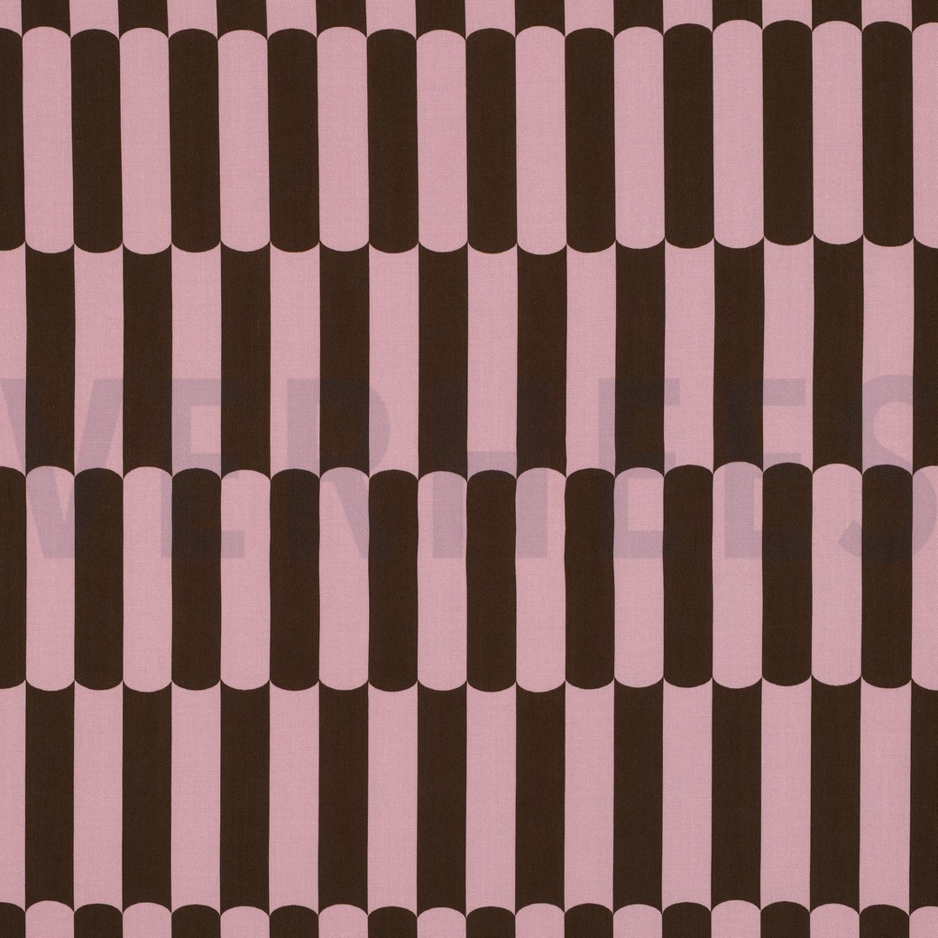 LENZING™ ECOVERO™ STREIFEN BRAUN