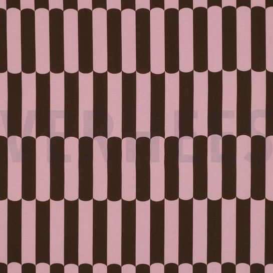 LENZING™ ECOVERO™ STRIPES BROWN #7