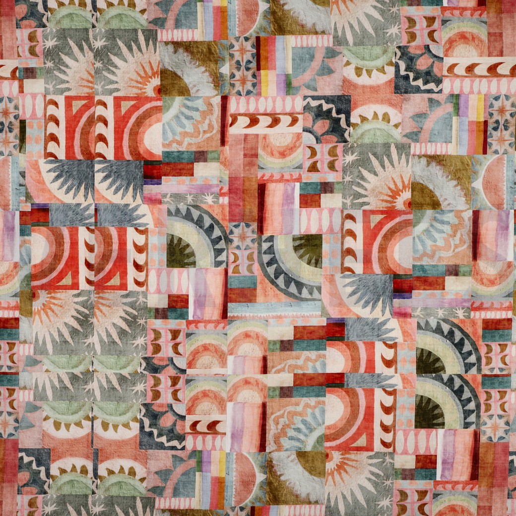 LENZING™ ECOVERO™ DIGITAL ABSTRACT MEHRFARBIG