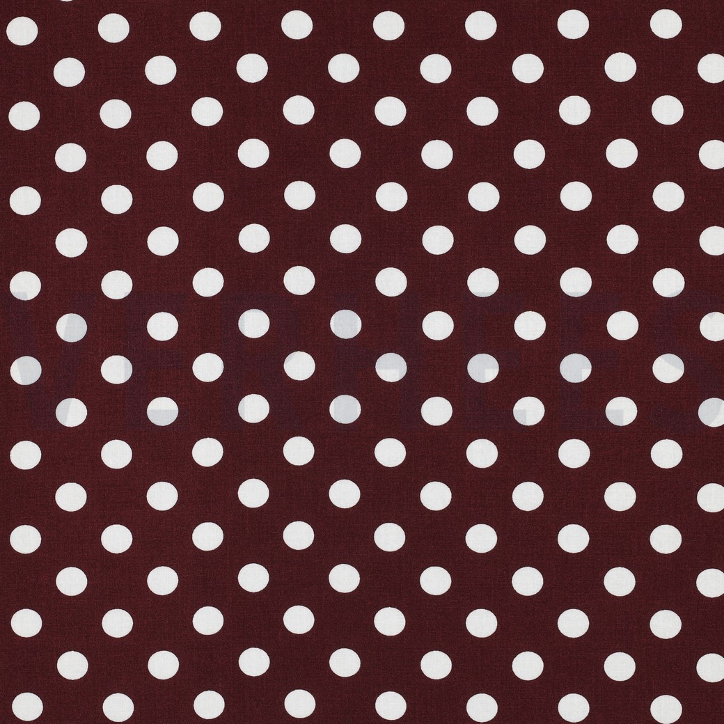 VISCOSE RADIANCE POIS BORDEAUX