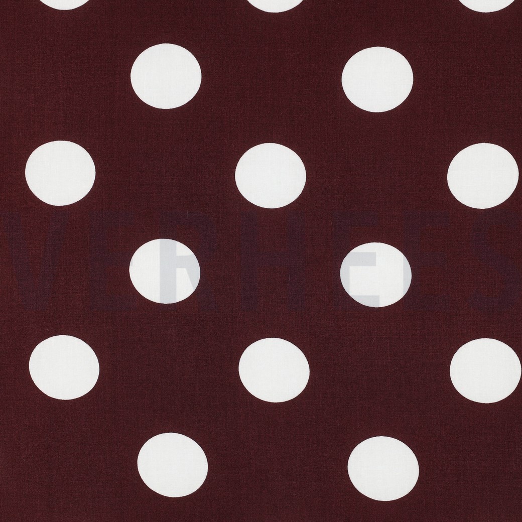 VISCOSE RADIANCE POIS BORDEAUX