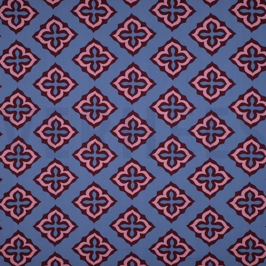 VISCOSE RADIANCE ABSTRACT BLUE #7