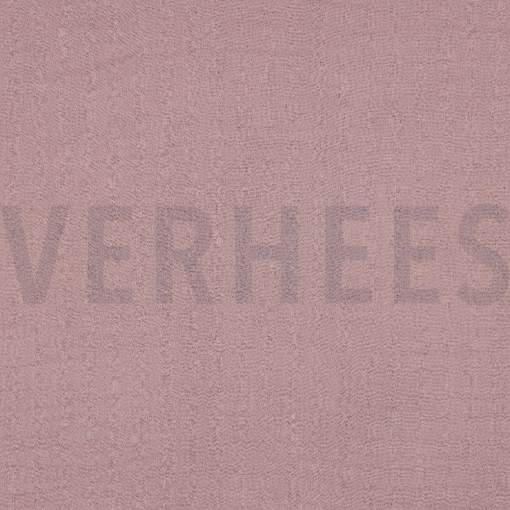 TRIPLE GAUZE 3-LAAGS GOTS DONKER POEDER