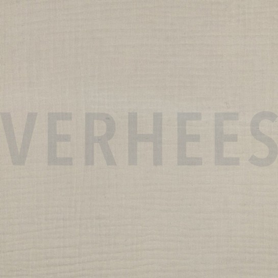 BAUMWOLLE MUSSELIN DREILAGIG GOTS NATUR #7