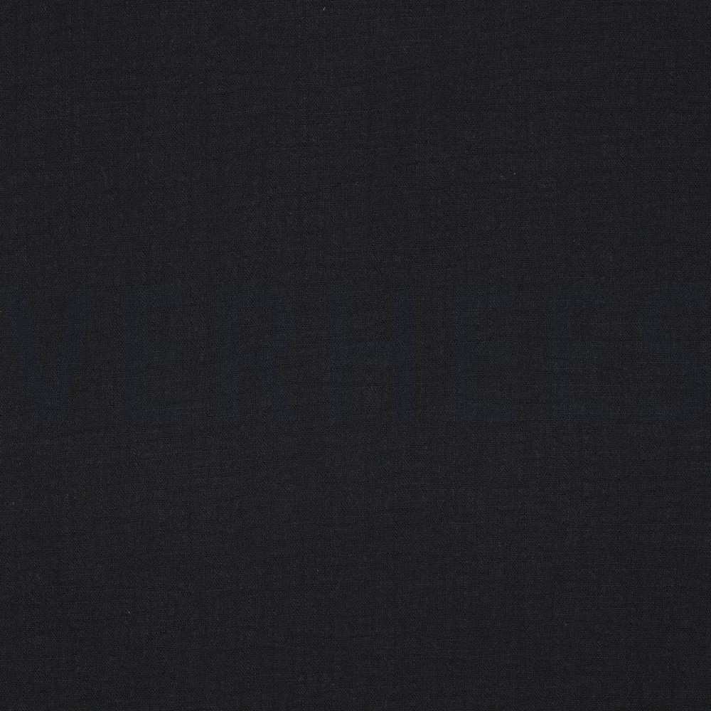 KATOEN SLUB GEWASSEN ZWART