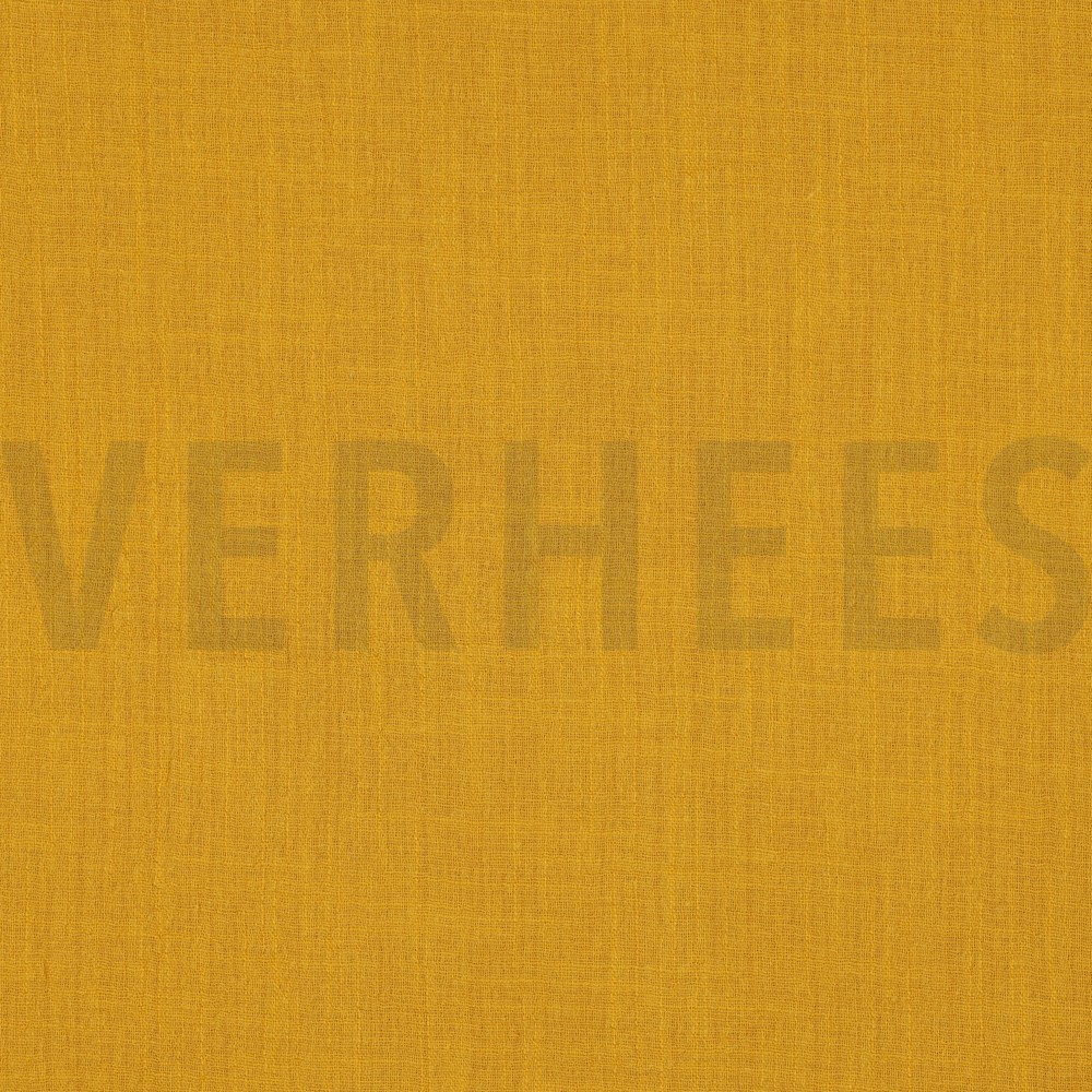 BAUMWOLLE SLUB GEWASCHEN OCKER