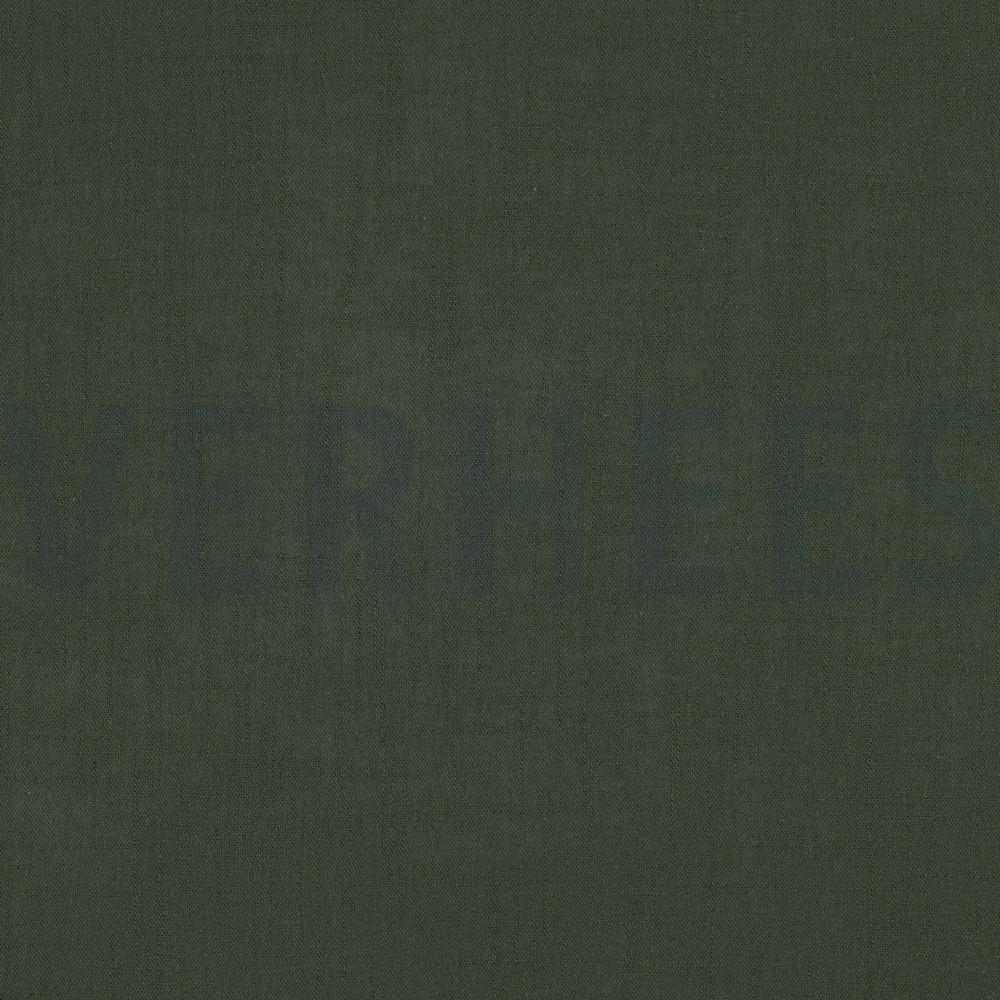 COTTON SLUB WASHED ARMY GREEN
