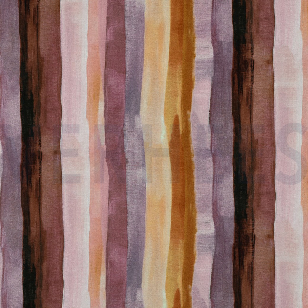 VISCOSE RADIANCE DIGITAAL STREPEN LAVENDEL