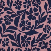 VISKOSE ROSELLA STRETCH BLUMEN MAUVE (thumbnail)