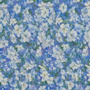 VISCOSE ROSELLA STRETCH DIGITAAL BLOEMEN LAVENDEL (thumbnail)