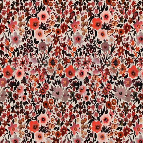 JERSEY DIGITAL FLEURS ÉCRU #7