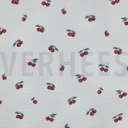 MUSSELIN GOTS FRÜCHTE WEISS (thumbnail)