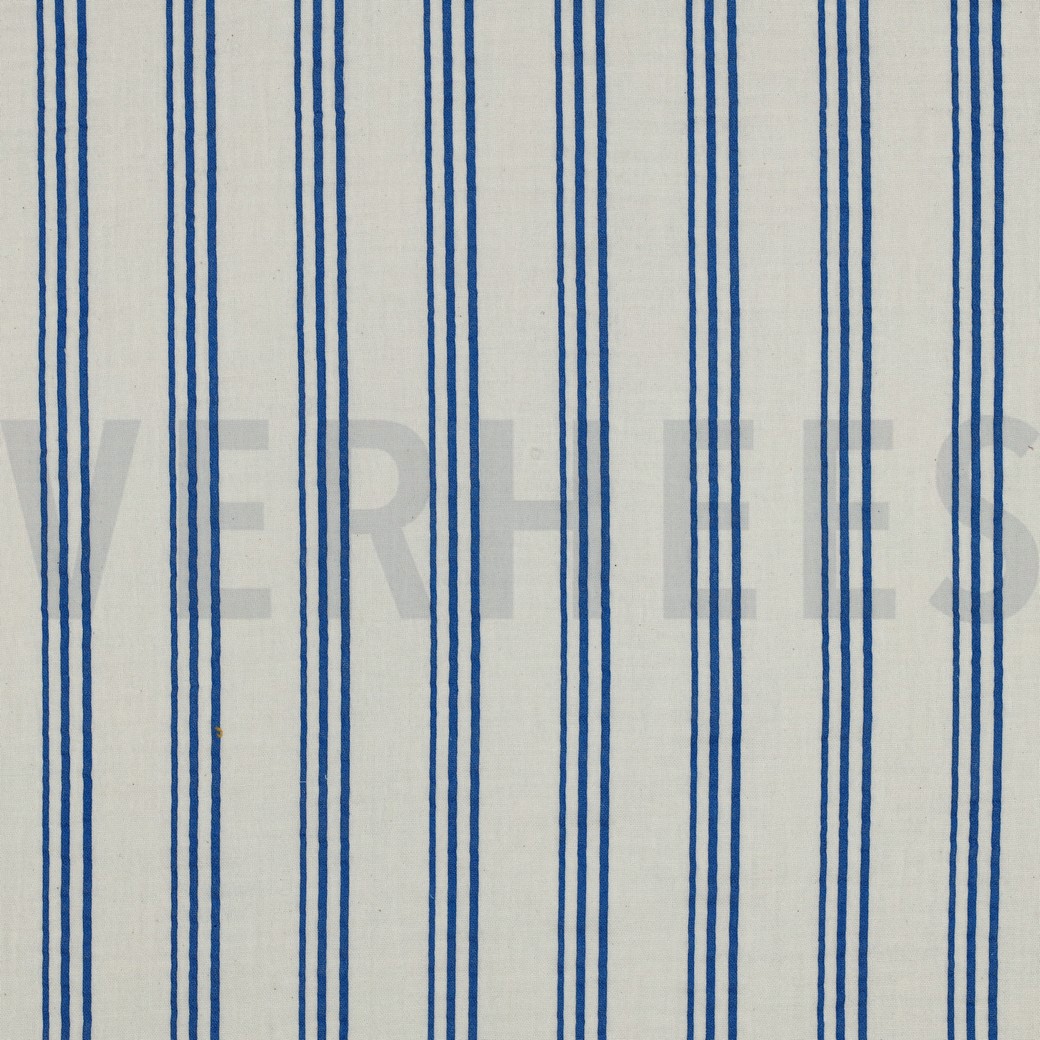 MUSSELIN GOTS NATURAL STREIFEN NATUR