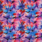 LENZING™ ECOVERO™ DIGITAL BLUMEN ROSA (thumbnail)