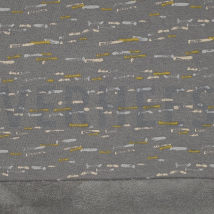 ALPENFLEECE STREIFEN GRAU (hover)