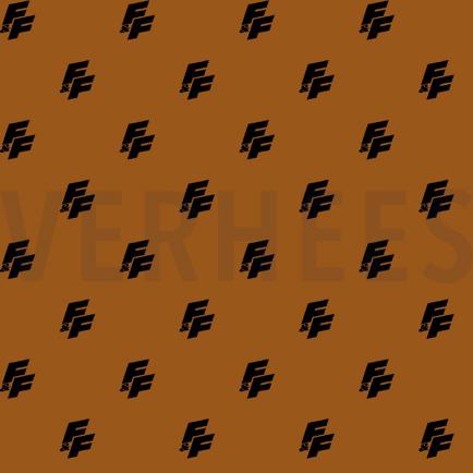 KATOENEN POPLIN FAST & FURIOUS COGNAC (hover)