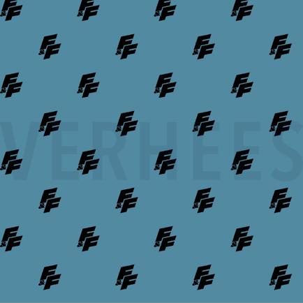 KATOENEN POPLIN FAST & FURIOUS SCHADUWBLAUW (hover)