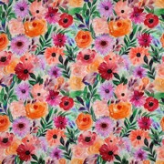 VISCOSE RADIANCE DIGITAL FLEURS MULTICOLORE (thumbnail)