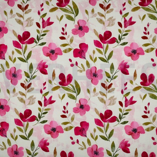 VISKOSE RADIANCE DIGITAL BLUMEN ROSA #7