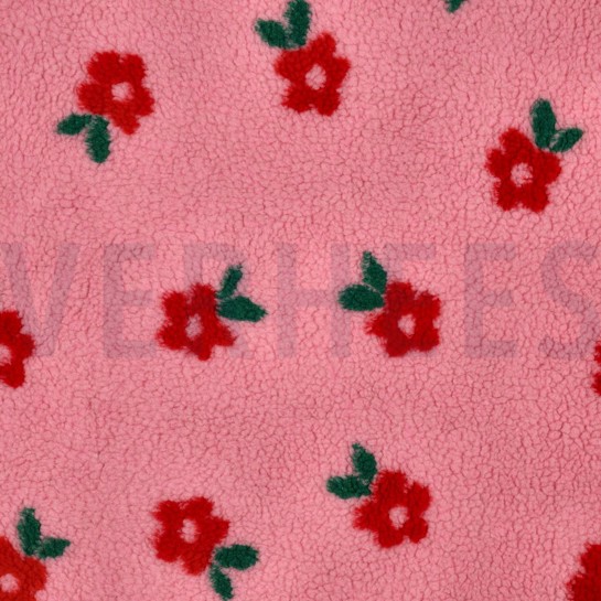 TEDDY JACQUARD FLOWERS PINK #7