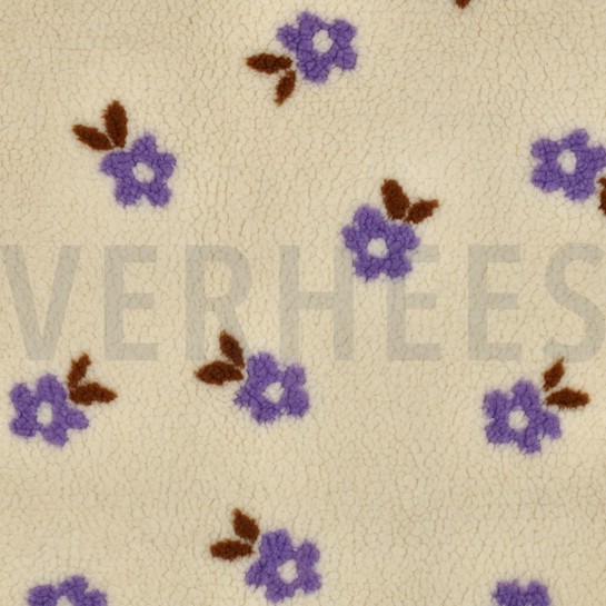 TEDDY JACQUARD FLOWERS ECRU #7
