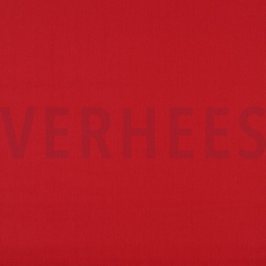 KATOENEN POPLIN GOTS DONKERROOD #7