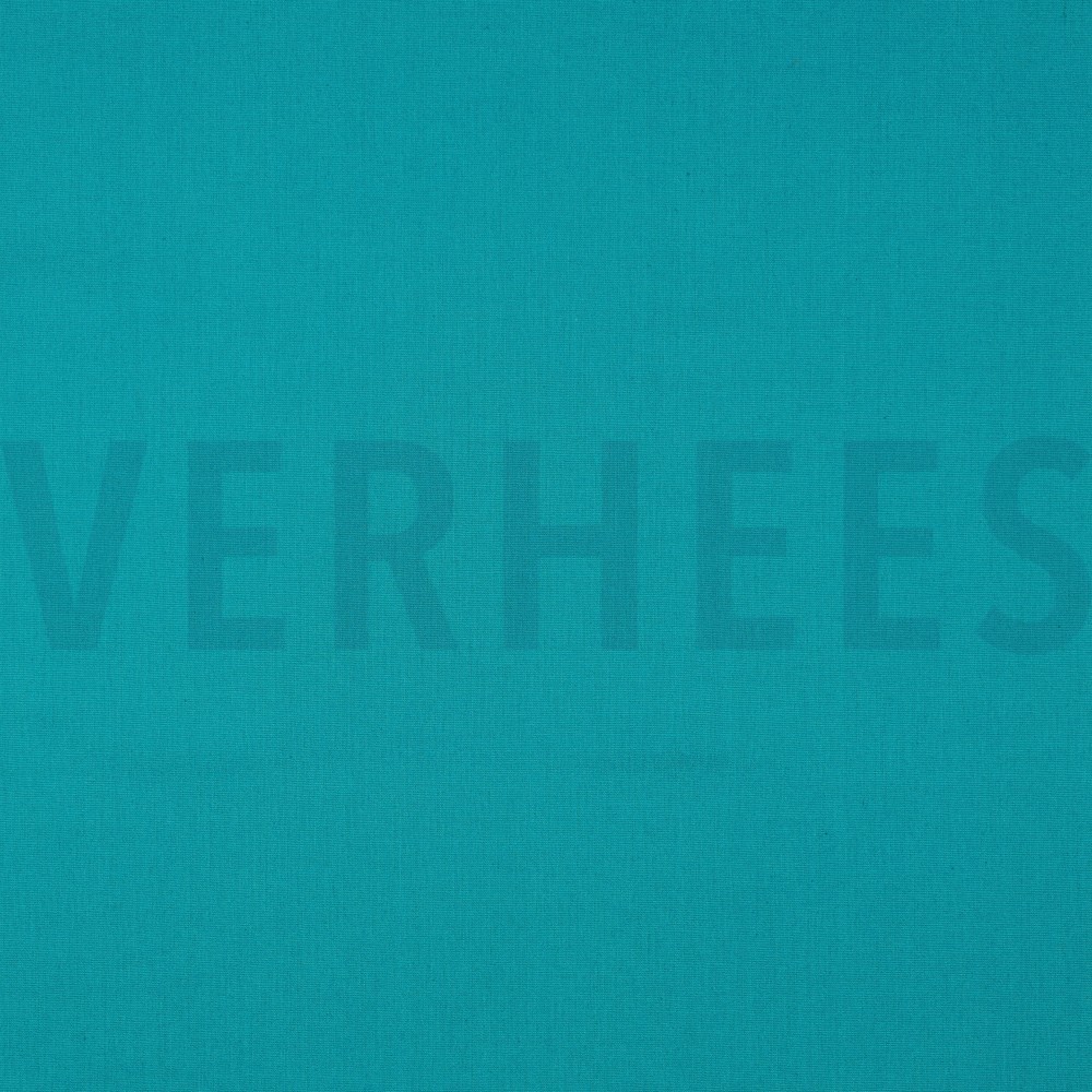 KATOENEN POPLIN GOTS PETROL