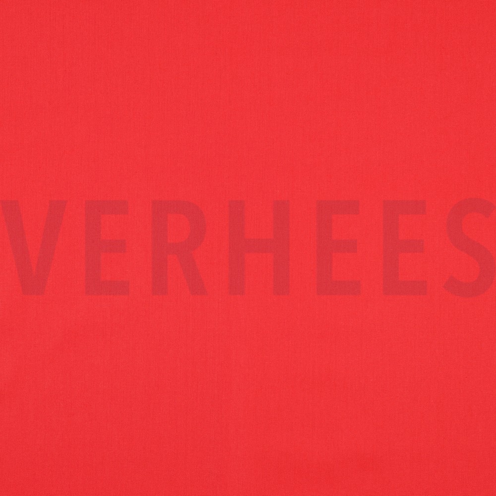 BAUMWOLLE POPELINE GOTS TOMATENROT