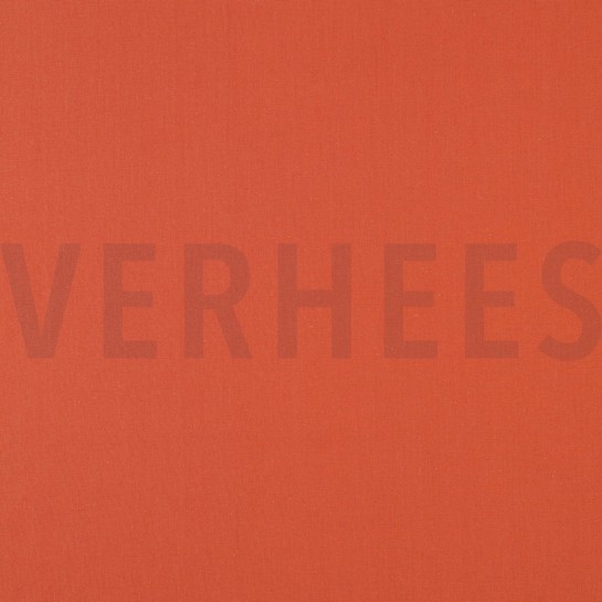 BAUMWOLLE POPELINE GOTS BRICK #7