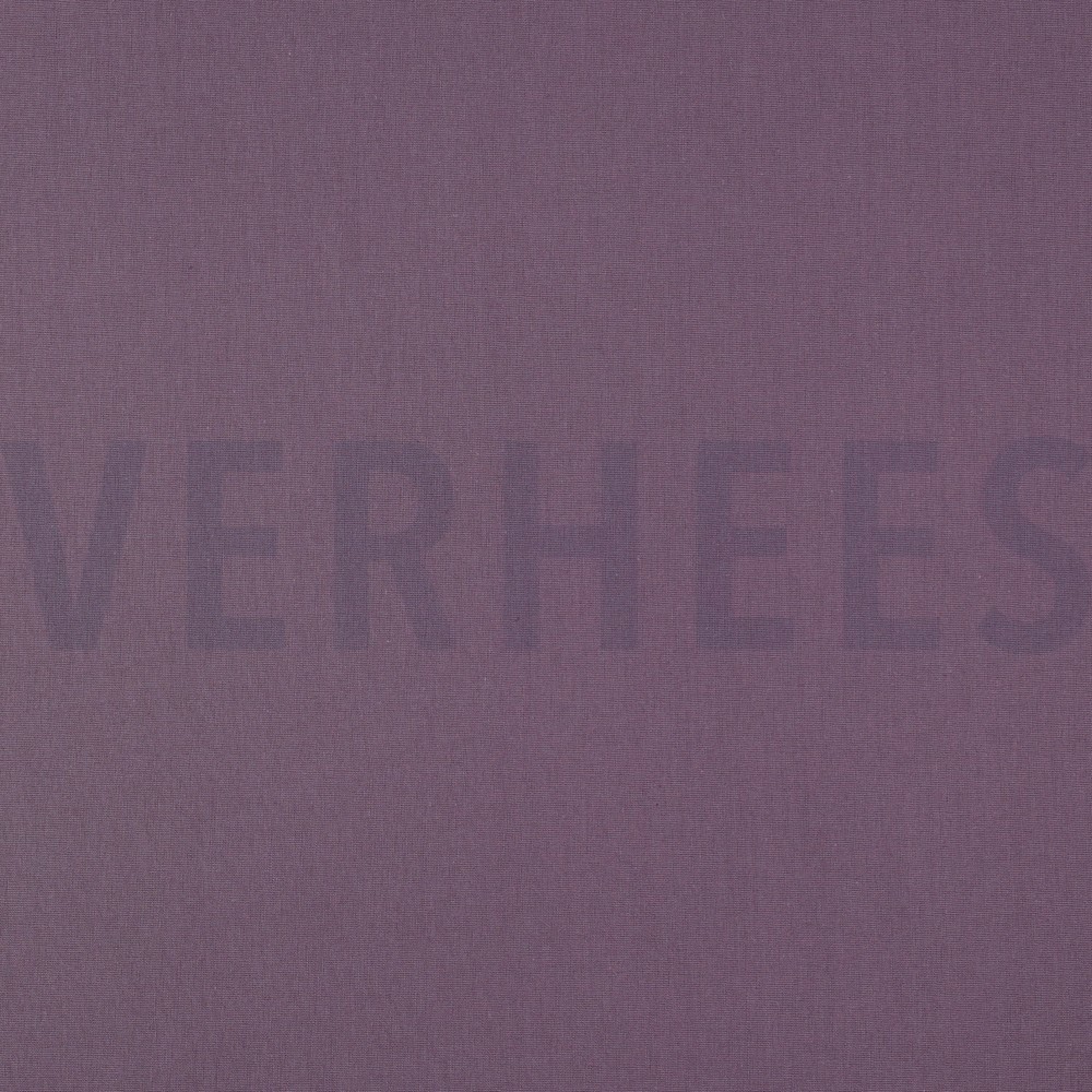 BAUMWOLLE POPELINE GOTS LILA/VIOLETT